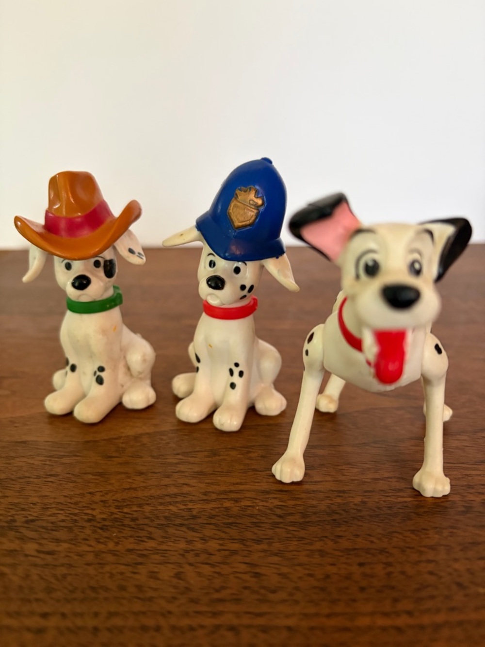 Vintage Disney 101 Dalmatians Figures Collectible Toys. Pongo & Puppies
